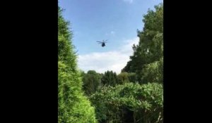 L'hélicoptère NH90 NFH de la Marine belge (recherche à Tihange le 03/08/2017)
