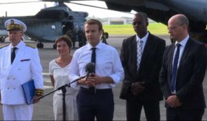 Irma: le gouvernement "a répondu plusieurs jours avant"(Macron)
