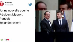 La sortie de François Hollande a énervé Emmanuel Macron