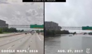 Texas - Harvey : Houston avant et après l'ouragan, les images chocs (vidéo)