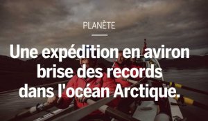 Une expédition dans l'océan Arctique brise des records.