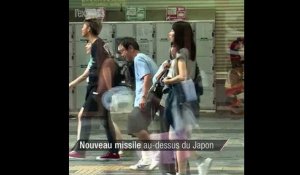 Les Japonais inquiets après le nouveau missile nord-coréen