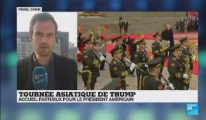 Trump en Chine : le président américain reçu en grande pompe à Pekin