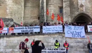 Avignon : 1500 manifestants rassemblés ce jeudi, selon les syndicats