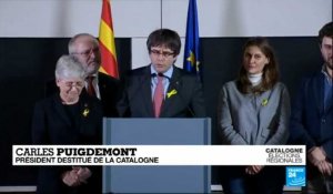 Carles Puigdemont : "Rajoy et ses alliés ont reçu une claque des Catalans"