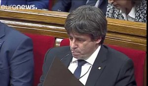 Puigdemont, le président catalan destitué
