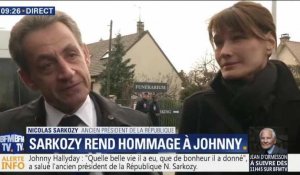 Décès de Johnny Hallyday : réactions de Carla et Nicolas Sarkozy
