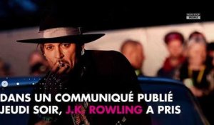 Johnny Depp accusé de violences conjugales : J.K. Rowling prend sa défense