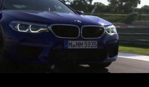 The new BMW M5 Driving at Estoril Circuit