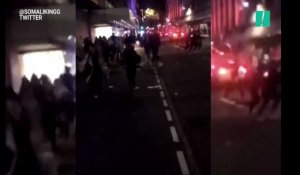 Les images du mouvement de panique à Oxford Circus