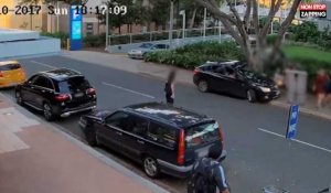 Australie : Une voiture percute des piétons sur un trottoir (vidéo) 