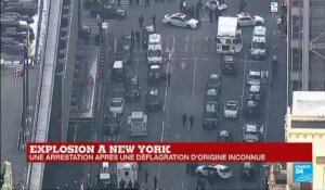 Explosion à New York : une arrestation après une déflagration d''origine inconnue