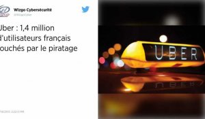 Uber. 1,4 million de Français concernés par le piratage de 2016.