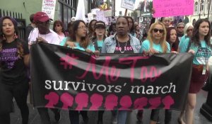 Une manifestation contre les violences sexuelles sur Hollywood Boulevard