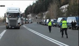 Les routiers mobilisés contre le dumping social