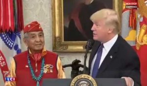 Donald Trump : Sa blague sur "Pocahontas" devant des Amérindiens scandalise (vidéo)