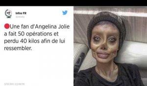 Cette jeune femme Iranienne, fan d'Angelina Jolie a subi plusieurs opérations pour ressembler à son idole.