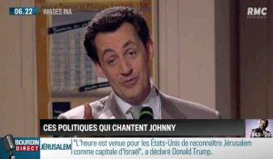 Quand Nicolas Sarkozy chantait du Johnny Hallyday - ZAPPING ACTU DU 07/12/2017