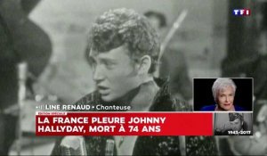 Johnny Hallyday mort : Line Renaud  bouleversée en pleine interview