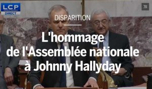 A l'Assemblée nationale, l'hommage à Johnny Hallyday