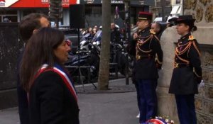 Macron rend hommage aux victimes du Bar La Belle Équipe