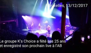 Le groupe K's Choice a fêté ses 25 ans à l'Ancienne Belgique
