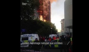 Royaume-Uni: hommage national aux victimes de l'incendie de la tour Grenfell