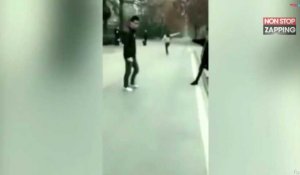 Chine : Une étudiante poursuit des passants avecun couteau, les images choc (Vidéo)