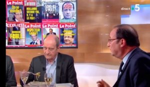C à vous : François Hollande revient sur les Unes moqueuses à son égard (vidéo)