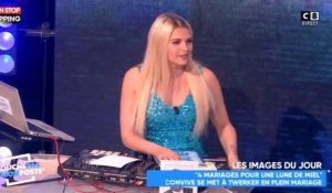 TPMP : Kelly Vedovelli réalise un twerk avec Cyril Hanouna (Vidéo)