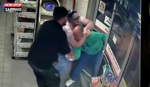 Après avoir été agressée par un voleur, une employée le maîtrise en lui sautant dessus (vidéo) 