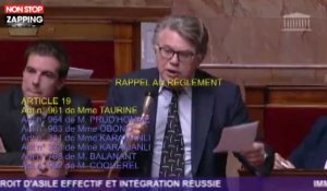 Violent échange entre Gilbert Collard et Jean-Luc Mélenchon à l'Assemblée nationale (vidéo) 