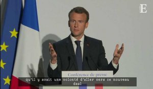 Emmanuel Macron espère parvenir à un nouvel accord sur l'Iran