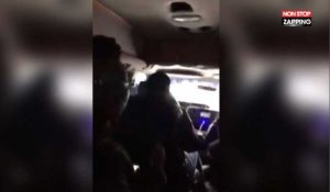 Un chauffeur de minibus sans permis prend la fuite avec des passagers à bord (Vidéo)