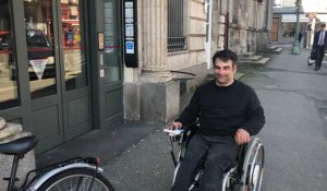 Balade en fauteuil roulant à Alençon