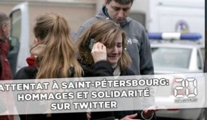Attentat à Saint-Pétersbourg: Hommages et solidarité sur Twitter