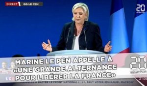Marine Le Pen appelle à une «grande alternance pour  libérer le peuple français»