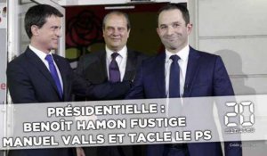 Présidentielle : Benoît Hamon fustige Manuel Valls et tacle le PS