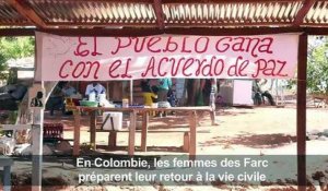 Colombie: les femmes Farc préparent leur retour à la vie civile