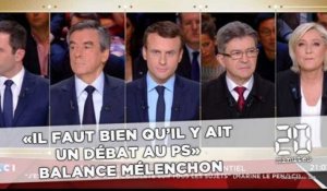 Débat présidentiel :  «Il faut bien qu'il y ait un débat au PS»  balance Mélenchon à  Emmanuel Macron et Benoît Hamon