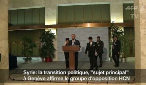 Syrie: la transition politique, «sujet principal» à Genève (HCN)