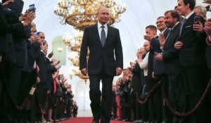 A Moscou, les Russes saluent l'investiture de Poutine