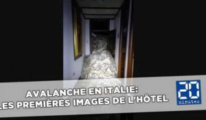 Avalanche en Italie: Les premières images de l'hôtel