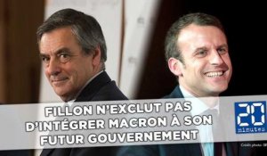 François Fillon n'exclut pas d'intégrer Emmanuel Macron à son futur gouvernement