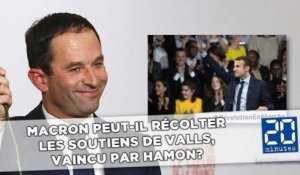 Macron peut-il récolter les soutiens de Valls, vaincu par Hamon?