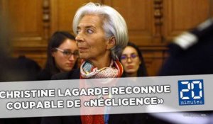 Affaire Tapie: Christine Lagarde reconnue coupable de «négligence» mais «dispensée» de peine