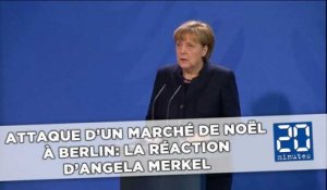 Attaque d'un marché de Noël à Berlin: La réaction d'Angela Merkel