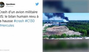ETATS-UNIS : 9 MORTS DANS LE CRASH D'UN AVION CARGO MILITAIRE.
