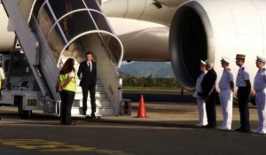 Macron est arrivé en Nouvelle-Calédonie
