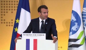 Financement du terrorisme: Macron appelle à la coopération